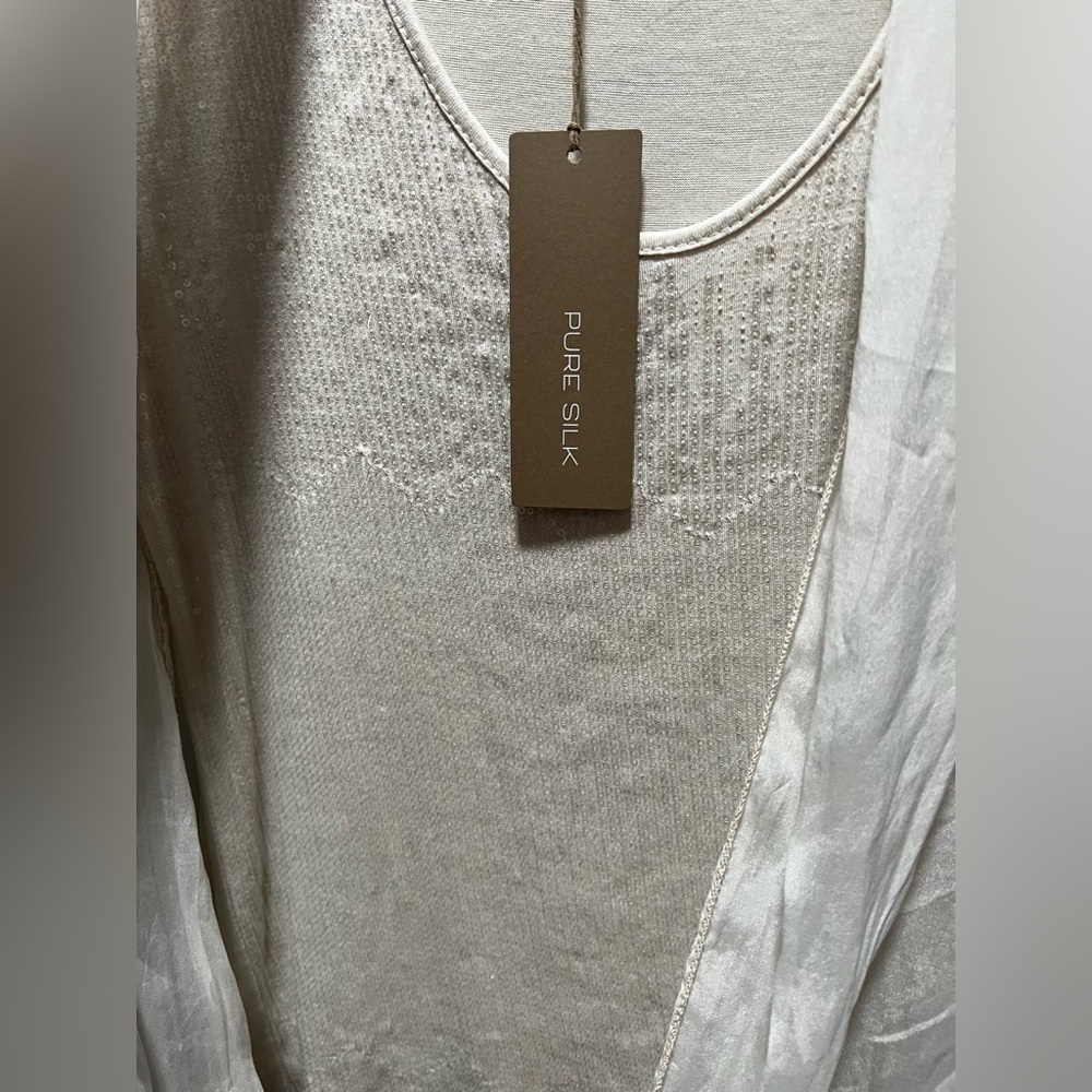 Carla Continue silk glitter blouse, size M - Picture 6 of 6